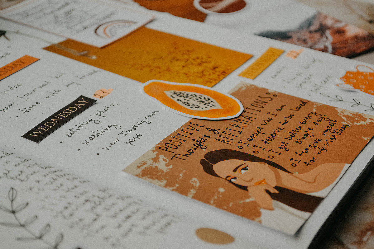 Modern bullet journal, a Stationery Template by Scarlet Heath Art (Photo 6 of 9)