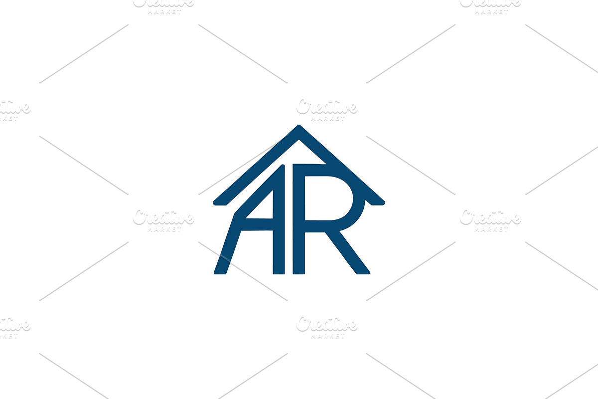 Modern Real Estate AR Logo RA, a Branding & Logo Template by Vectorium Studio (Photo 2 of 2)