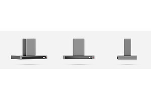 Kitchen range hood front, side, a Technology Illustration by Marozhkastudio