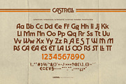 Castrell - 70s Retro Exotic Font, a Sans Serif Font by ikiiko (Thumbnail 6 of 7)