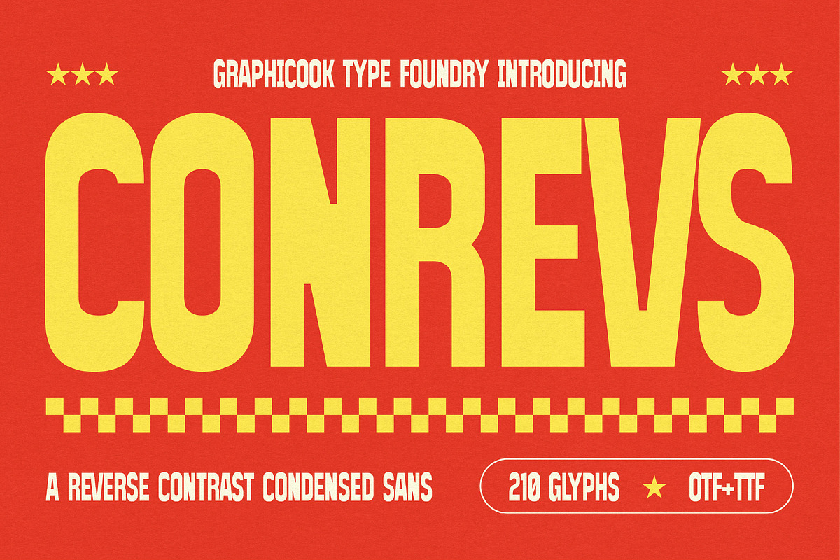 Conrevs, a Sans Serif Font by graphicook (Photo 1 of 10)