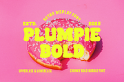 Plumpie Bold - Retro Display Font, a Font by Studio Moara (Thumbnail 1 of 8)