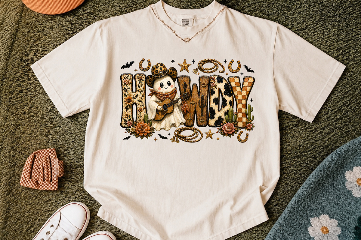 Howdy Ghost Png, Howdy Png, Cowboy, a Seasonal Illustration by Libby Wishes (Photo 2 of 3)
