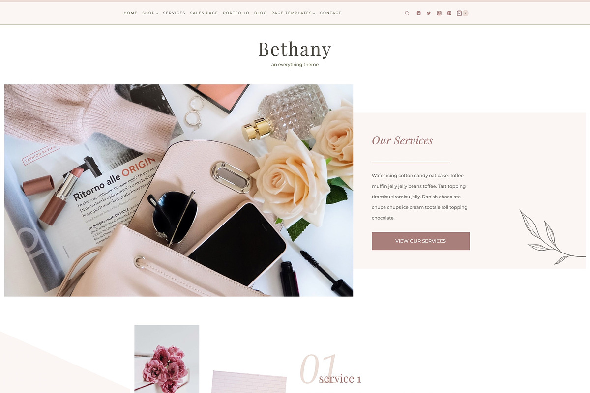 Bethany ~ Wordpress Kadence Theme, a WordPress Template by StylishDesignMe (Photo 3 of 7)