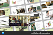 Art Gallery Keynote Templates, a Presentation Template by Fit-tee (Thumbnail 1 of 2)