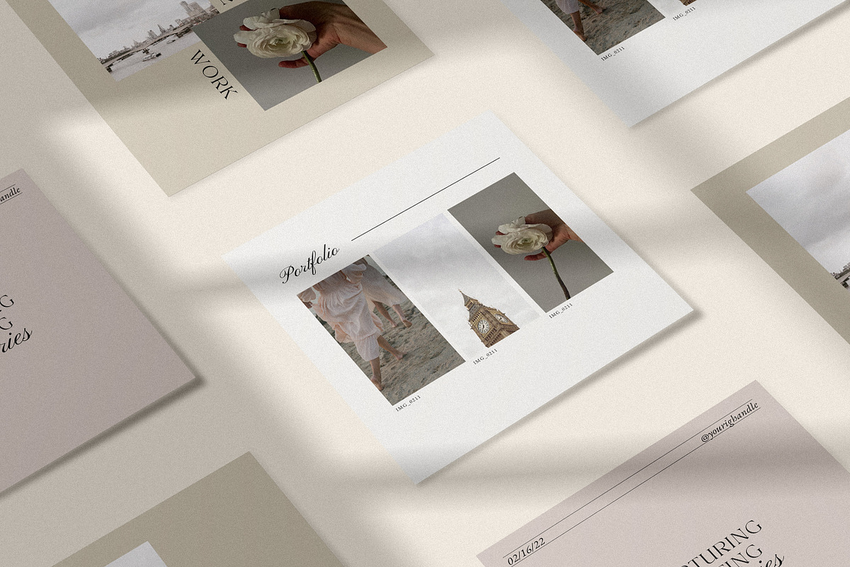 Almond Instagram Templates, a Social Media Template by denofdreamers (Photo 5 of 6)