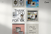 90s Canva Social Media Templates, a Social Media Template by GLDN Studio (Thumbnail 7 of 8)