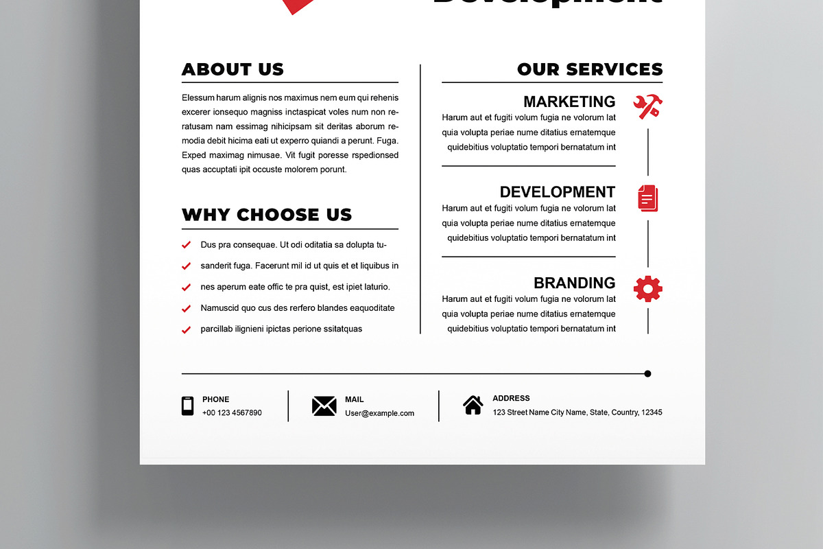 Corporate Flyer Layout preview 3