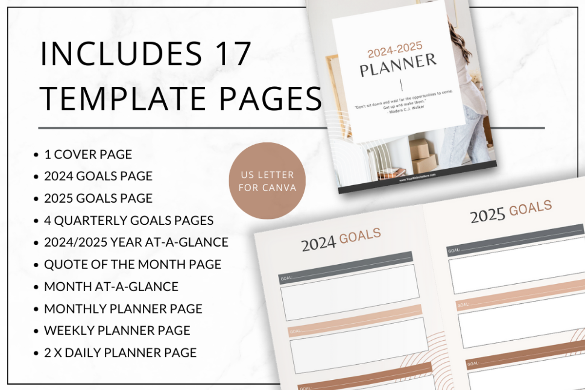 Planner Canva | Nikki Smythe, a Stationery Template by Lady Boss Studio (Photo 6 of 8)