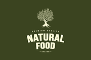 Organic natural food tree logo, a Food Illustration by provector (Thumbnail 3 of 3)