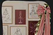 Winter Belongings: Holiday Line Art, a Seasonal Illustration by Purple (Thumbnail 2 of 15)
