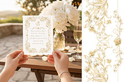 Gold Baroque crest frame png, a Decorative Illustration by WonderWonder (Thumbnail 13 of 13)