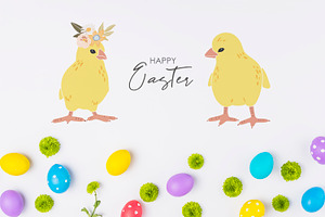 Easter Boho Clipart