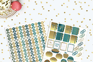 November Printable Planner Stickers