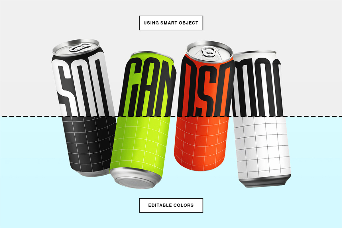 Metal Soda Can Mockup, a Product Mockup by Lemockup (Photo 2 of 4)