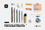 Planner & Desks Elements, a Product Mockup by Custom Scene (Thumbnail 1 of 7)