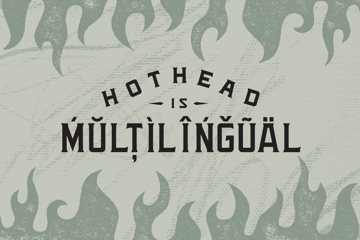 Hothead Western Font preview 7