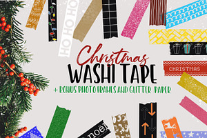 Christmas Washi Tape Stamps