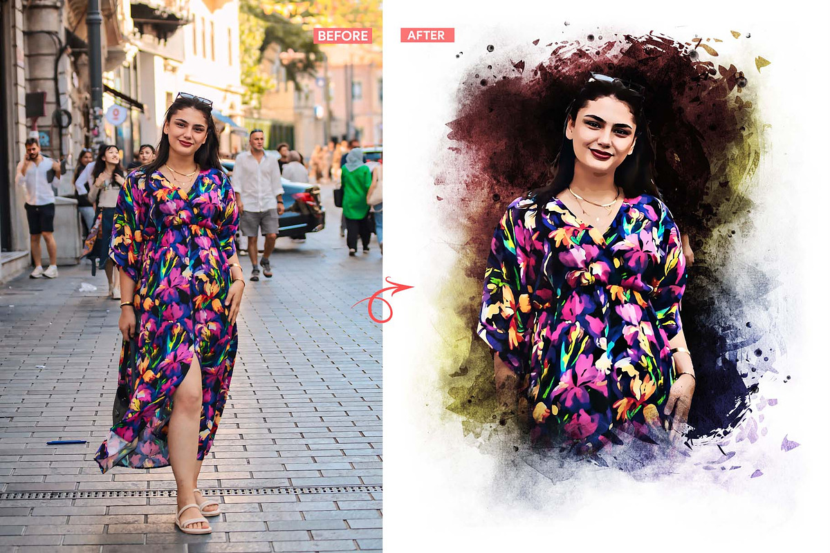 Living Brushstroke Art Effect Action, an Action Add-On by MRI STUDIO (Photo 8 of 8)