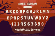 Sweet Scream - Display Font, a Script Font by Alpaprana (Thumbnail 9 of 10)