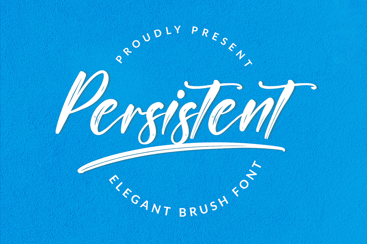 Persistent, a Script Font by Wildan Type (Photo 1 of 10)