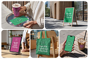 Barista Coffee Branding Mockups, a Mockup by Mockup Cloud (Thumbnail 1 of 9)