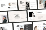 Lotus Minimalist Powerpoint, a Presentation Template by yanindesign (Thumbnail 1 of 7)