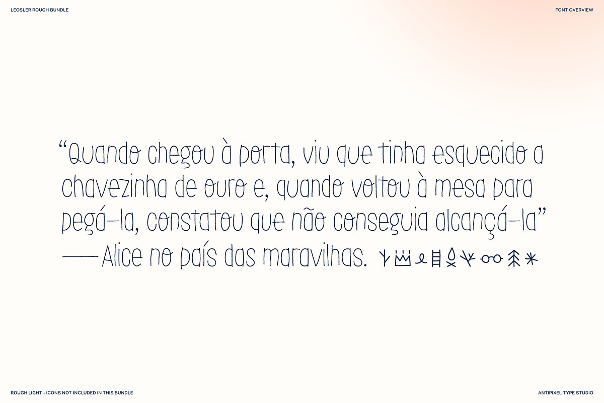 LeOsler Rough | Bundle | 2 Fonts, a Handwritten Font by Antipixel Type Studio (Photo 5 of 15)
