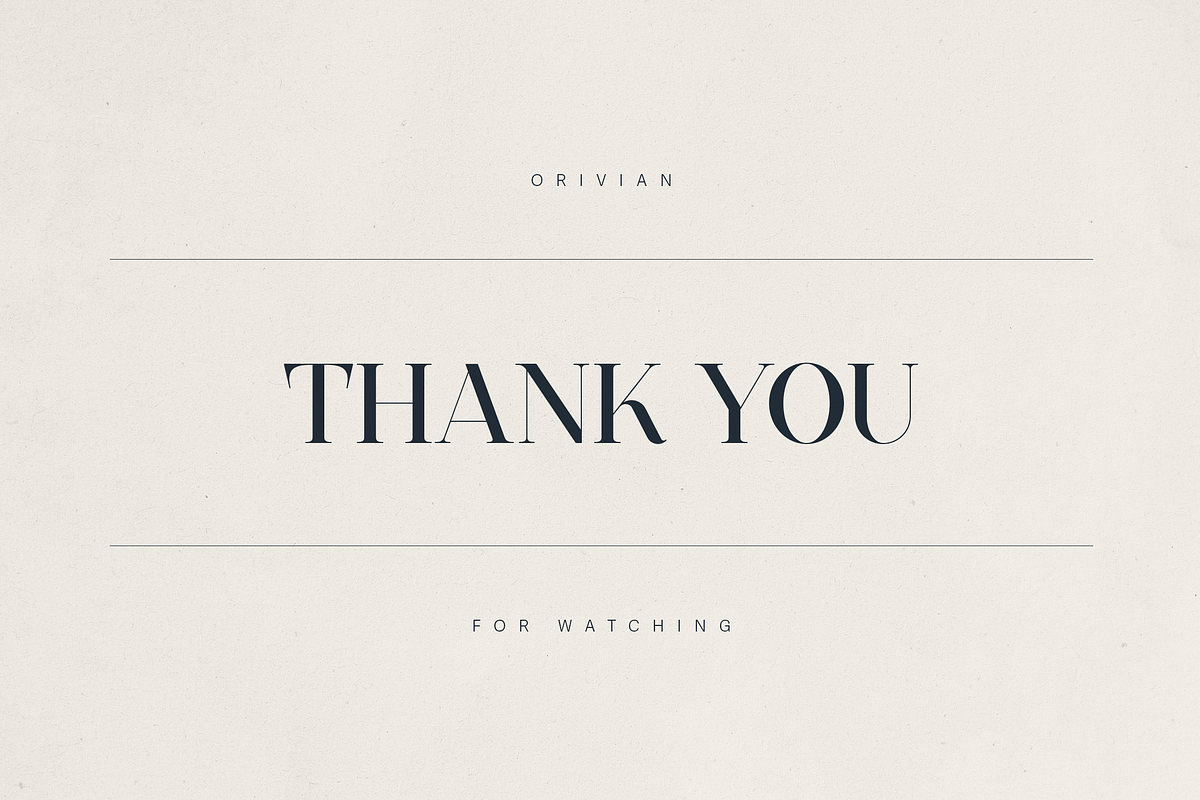 Orivian – A Refined Serif Font, a Serif Font by Only Fonts (Photo 11 of 11)