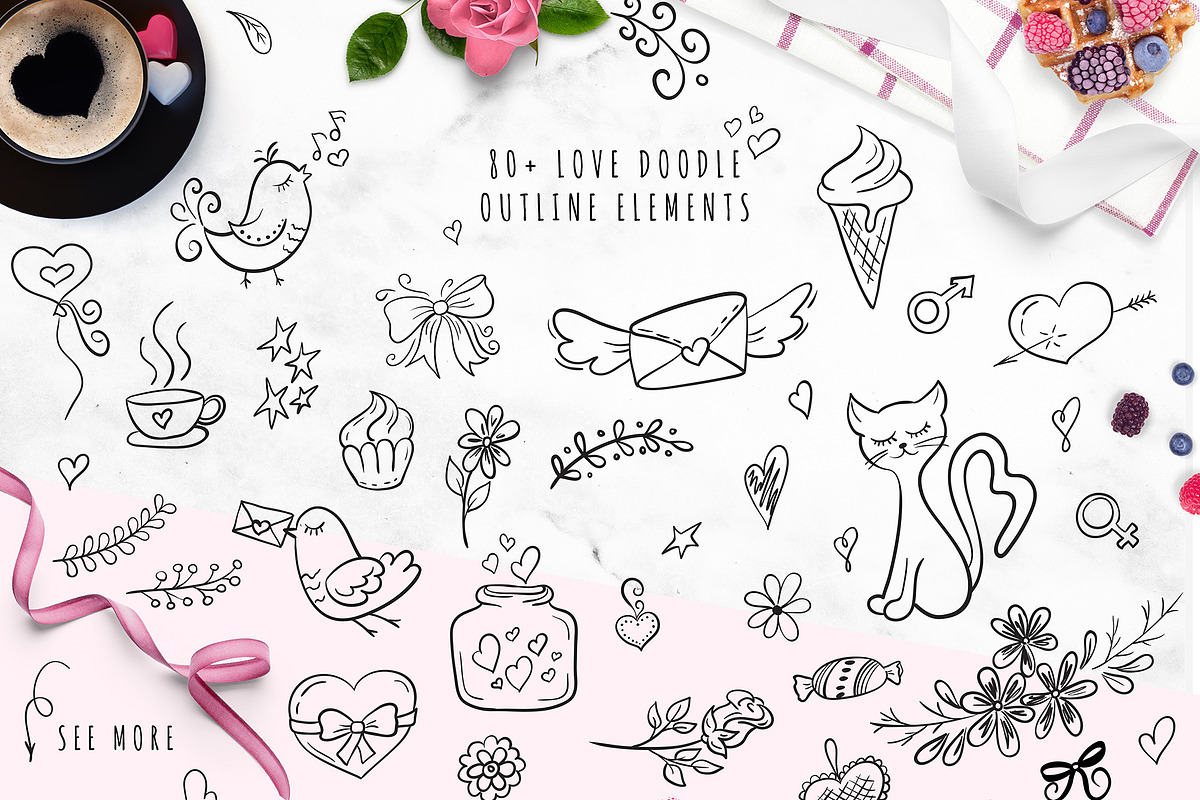 Sweet Valentine's Day Collection, an Object Graphic by catary art (Photo 8 of 9)
