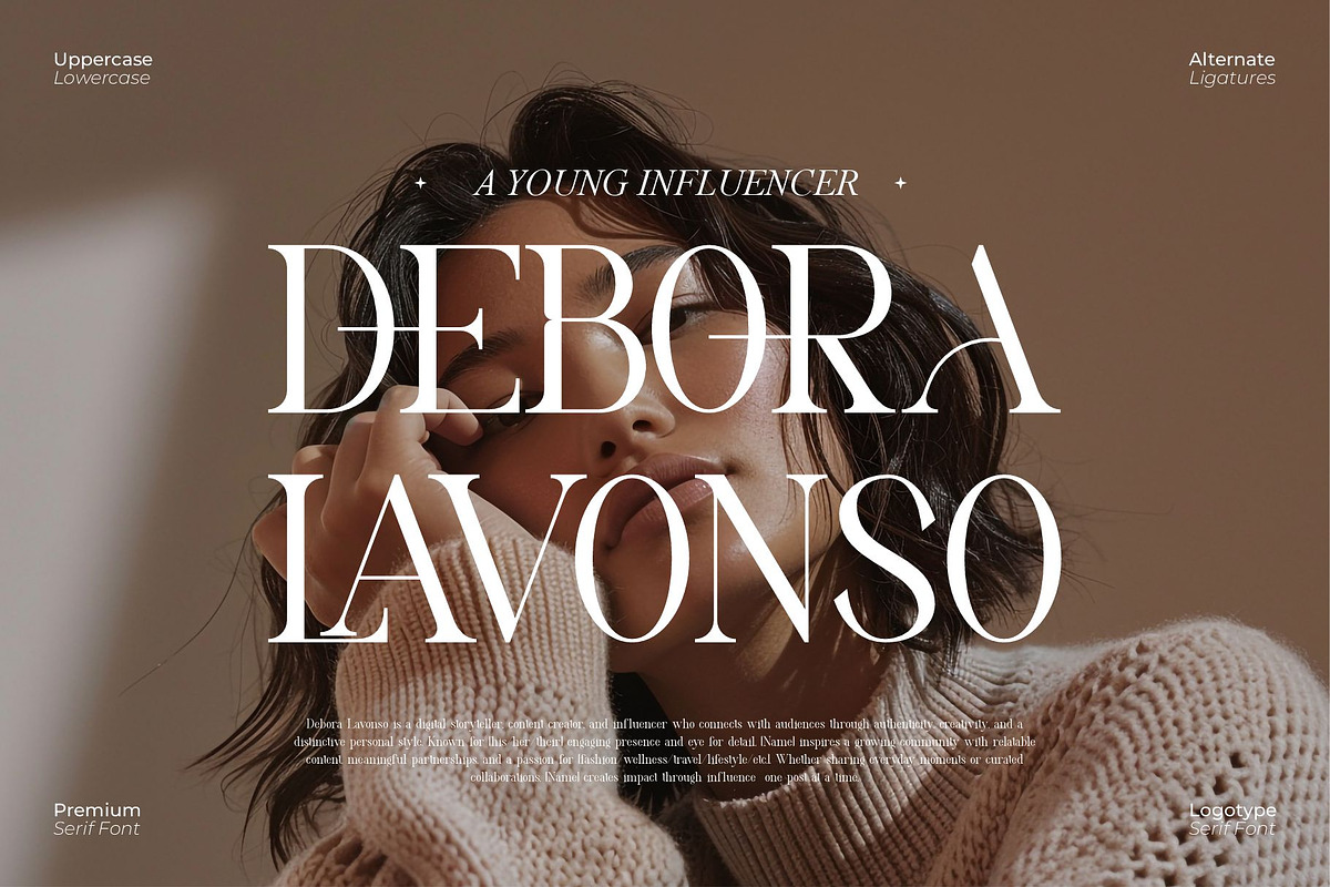Minndela || Modern Serif Font, a Serif Font by Ermedia Studio (Photo 4 of 10)
