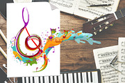 Musical Treble clefs!, a Decorative Illustration by Laifalight (Thumbnail 5 of 18)