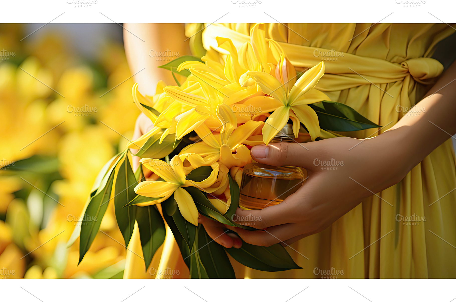 aroma ylang ylang essential oil ai, a Beauty & Fashion Photo by pikepicture
