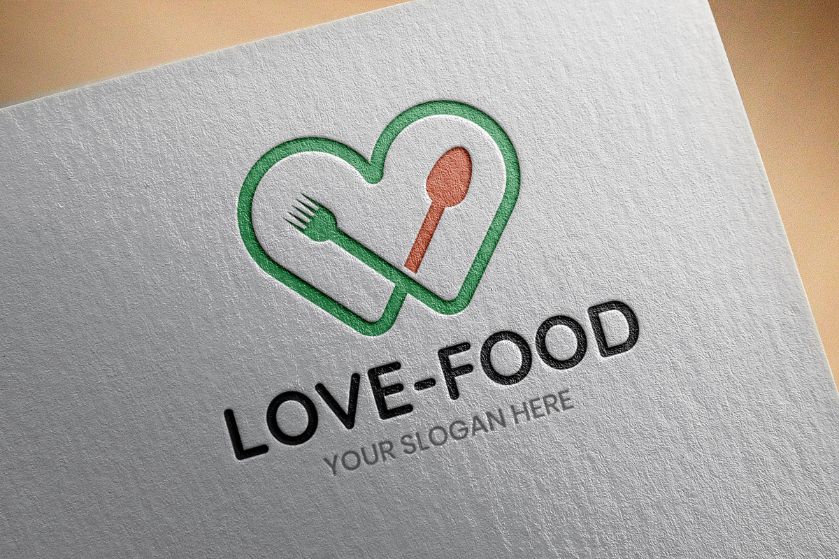 Love Food Logo Template, a Branding & Logo Template by BdThemes (Photo 3 of 3)