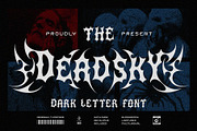 Dead Sky Darkletter Typeface, a Blackletter Font by alit design (Thumbnail 1 of 17)