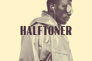 Halftoner Engraving Effect