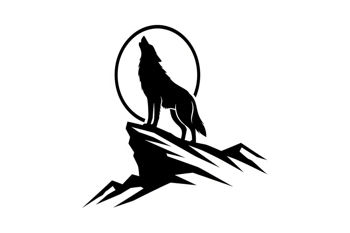 40 Wolf Moon Silhouette Vector Bundl, an Illustration by Amazin_art (Photo 31 of 41)