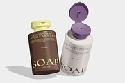 120ml Soap Dispenser Bottle Mockup, a Packaging Mockup by Unerispace (Thumbnail 2 of 5)