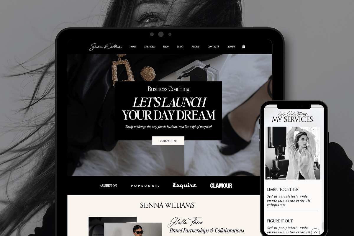 Squarespace Template Coach, a Squarespace Template by Presentibox (Photo 1 of 14)