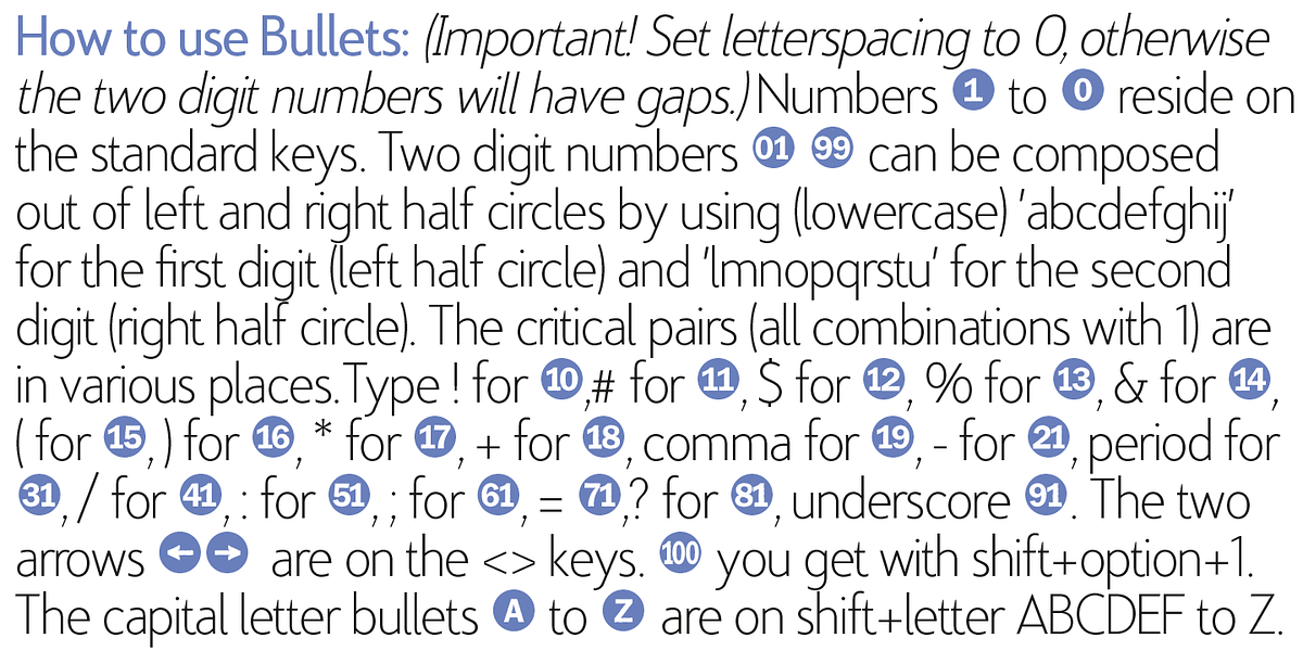 Bullets, a Symbol Font by Wiescher-Design (Photo 3 of 14)