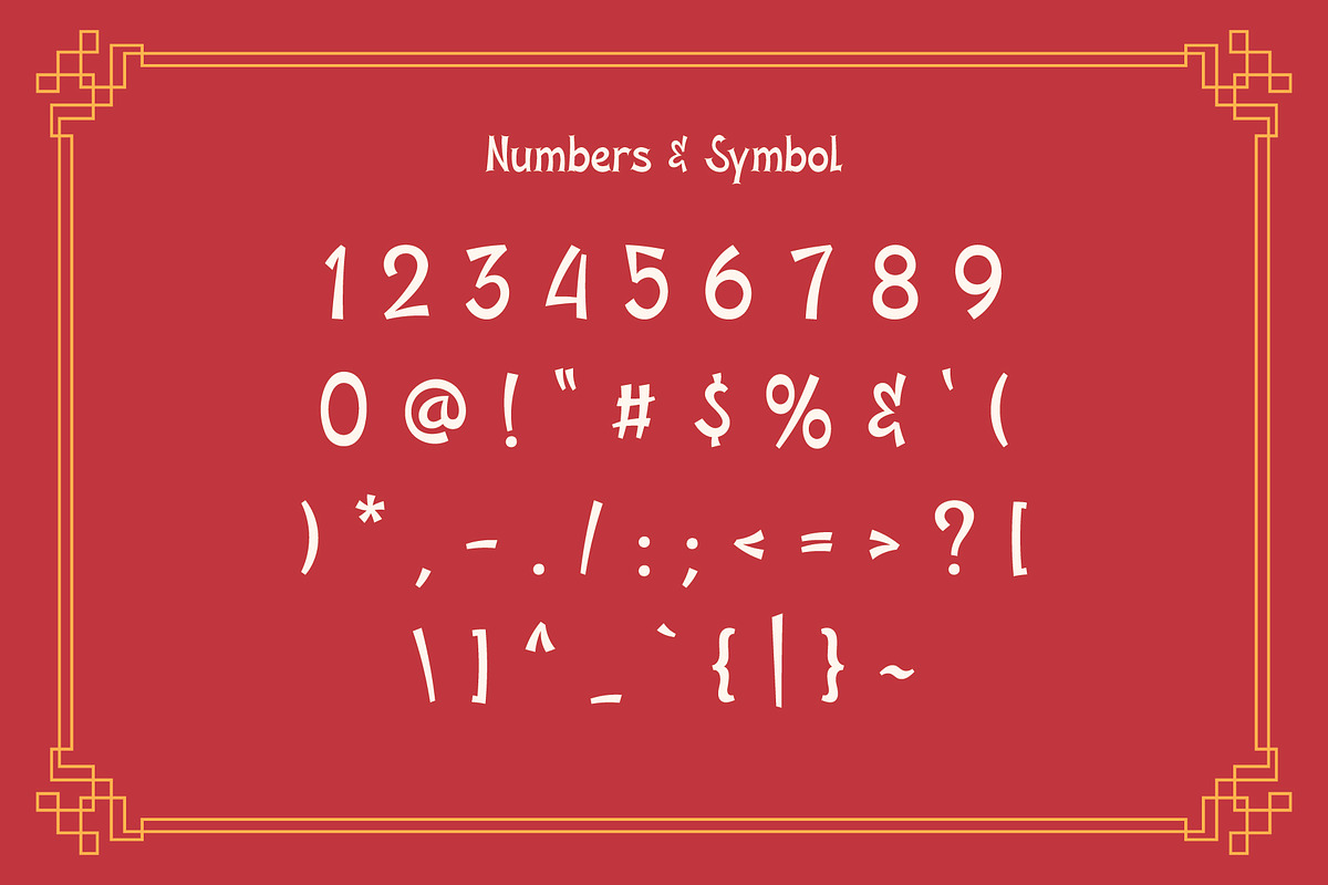 Oriental Gold - Culture Font, a Handwritten Font by Pikgura (Photo 4 of 6)