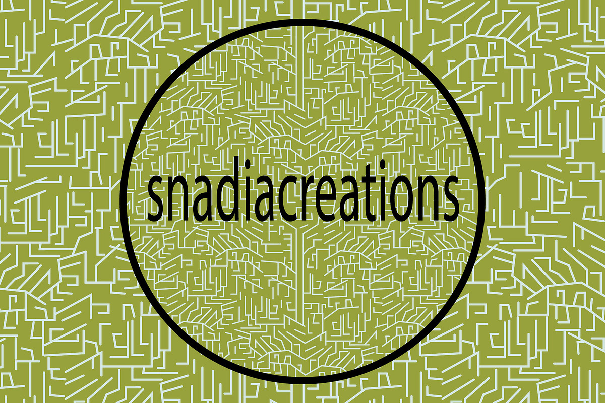 Geometric Grid, a Pattern Graphic by snadiacreations (Photo 1 of 3)