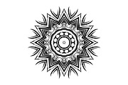 Modern Black and White Mandala Pack, a Decorative Illustration by NJ Himel (Thumbnail 101 of 101)
