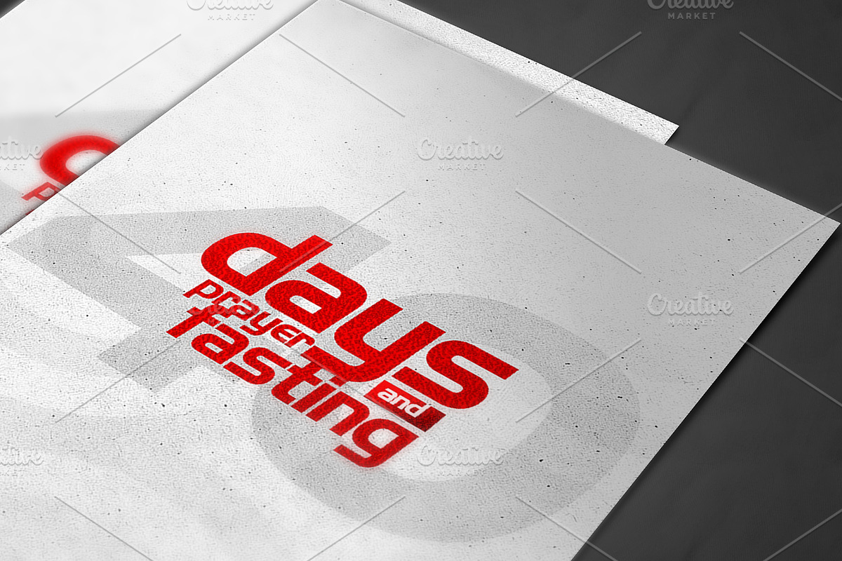 Prayer Points Church Poster Template preview 6