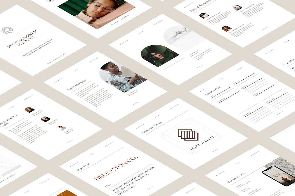 Tyos / Canva eBook Workbook Template, a Templates & Theme by Goashape Studio (Photo 4 of 10)