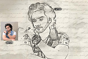 GRAPHITE PENCIL SKETCH FX Ps Action, an Action Add-On by Studio Retouch (Thumbnail 3 of 10)