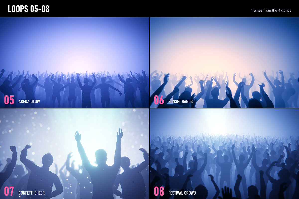 Live Crowd - 12 4K Videos, a Background Graphic by Photocreo Michal Bednarek (Photo 3 of 7)