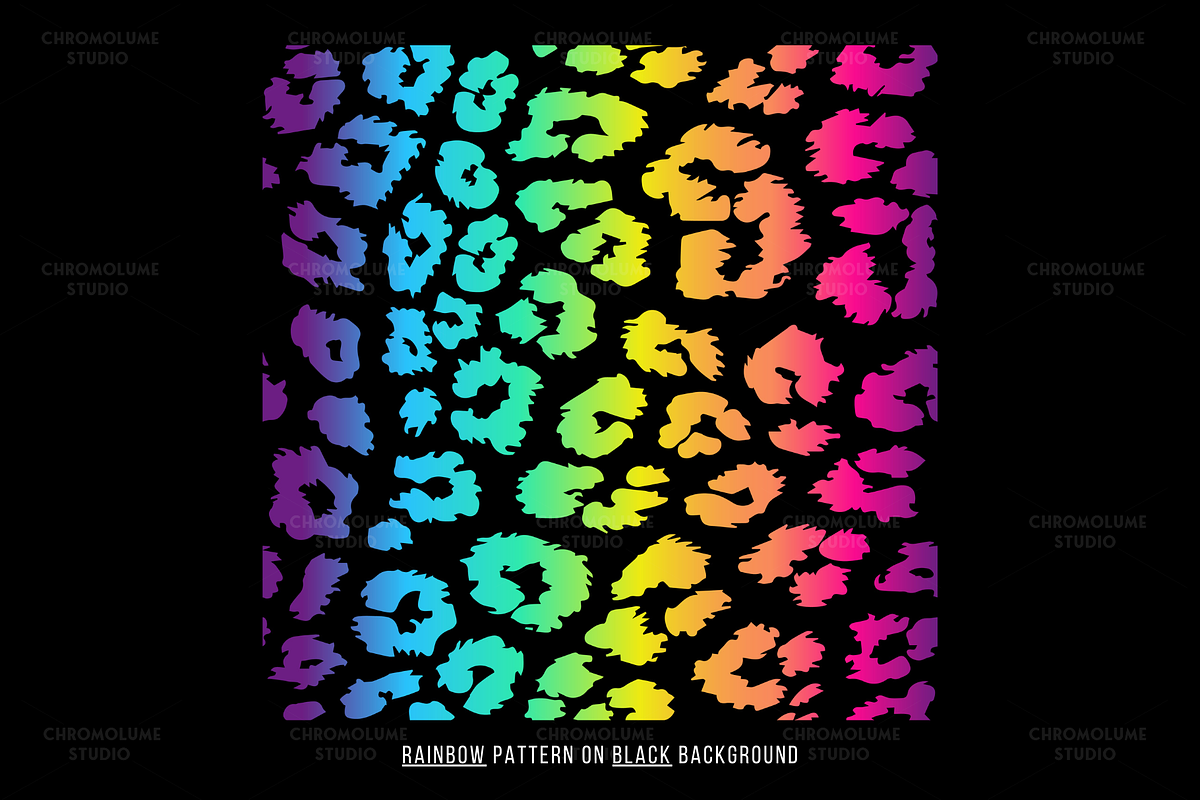 Rainbow Animal Print Digital Paper, a Pattern Graphic by Chromolume Studio (Photo 15 of 39)