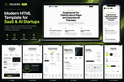 VELNORA — SaaS Website Template, a HTML Template by himelgfx (Thumbnail 2 of 3)