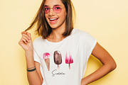 Watercolor Ice Cream Collection, a Food Illustration by YuliyaArtGarden (Thumbnail 5 of 11)